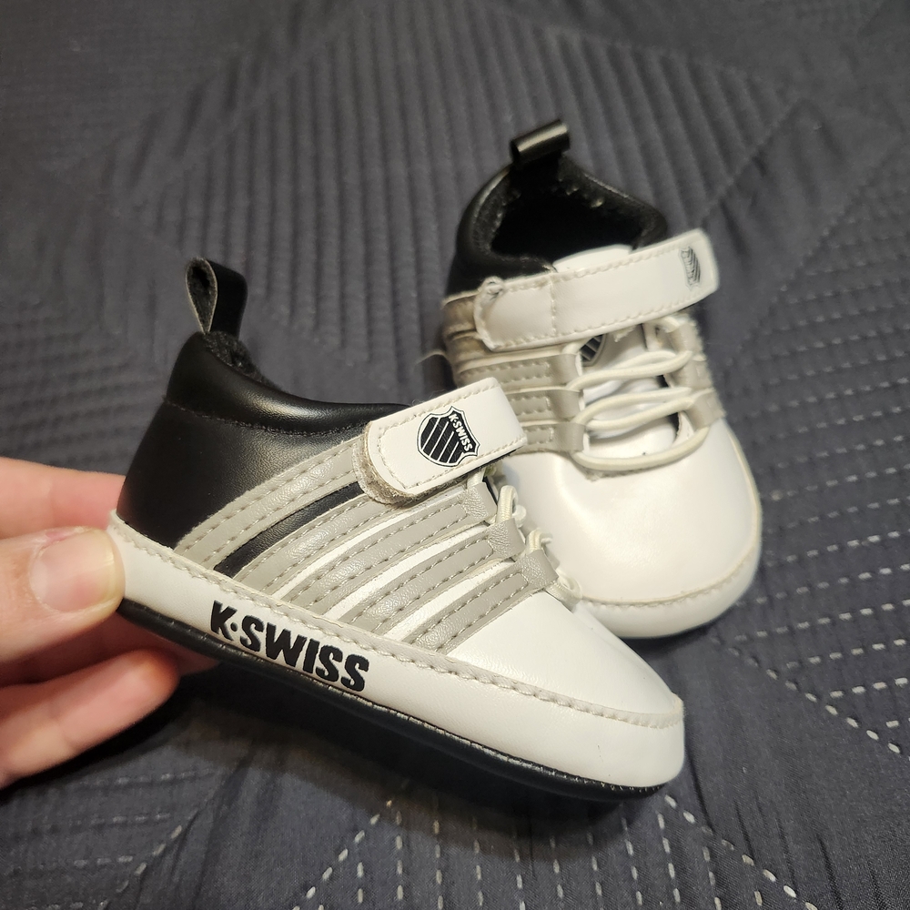 K-Swiss Kids Shoes - Black and White